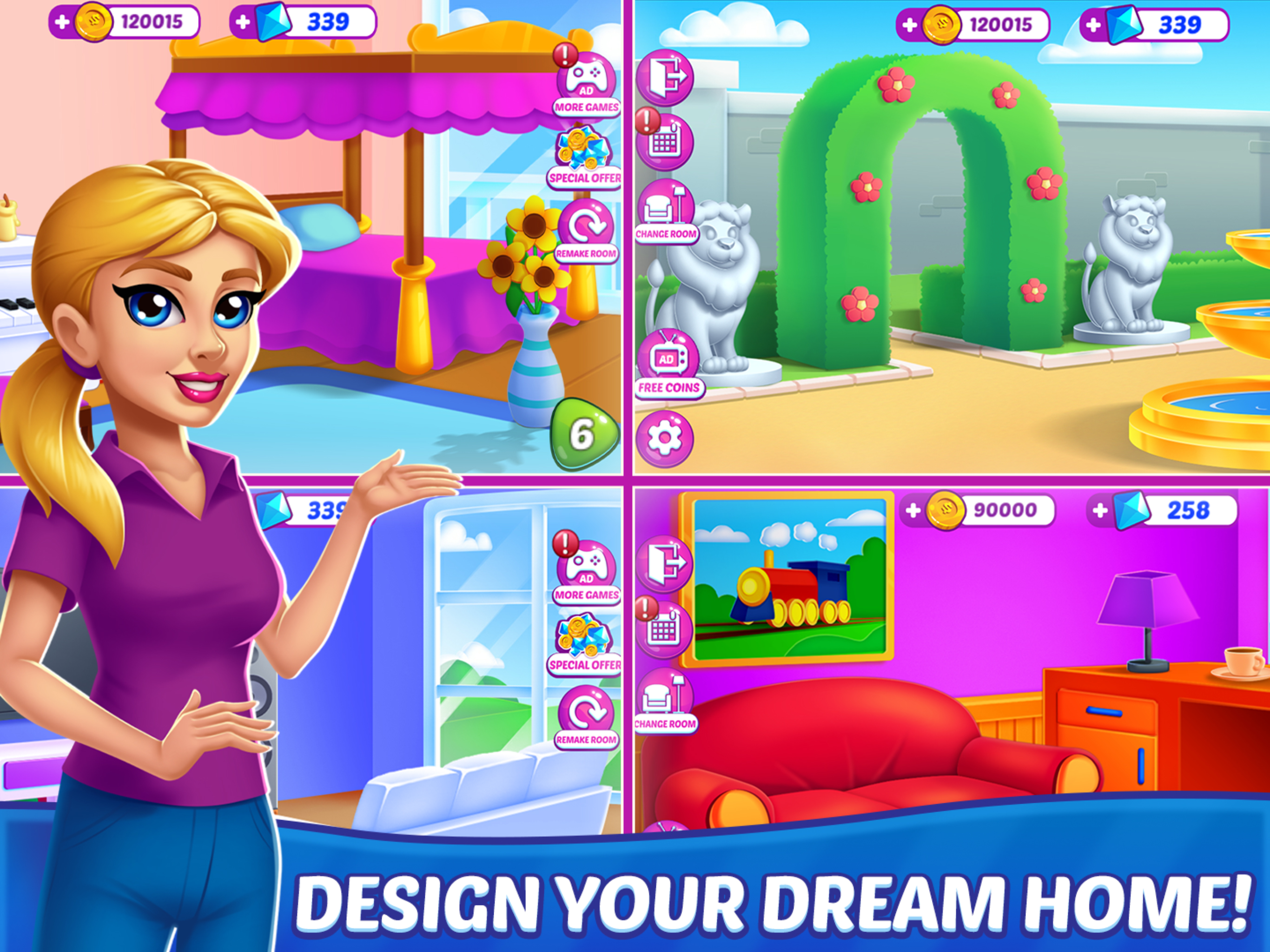 Home Interior Design Blast screenshot 4