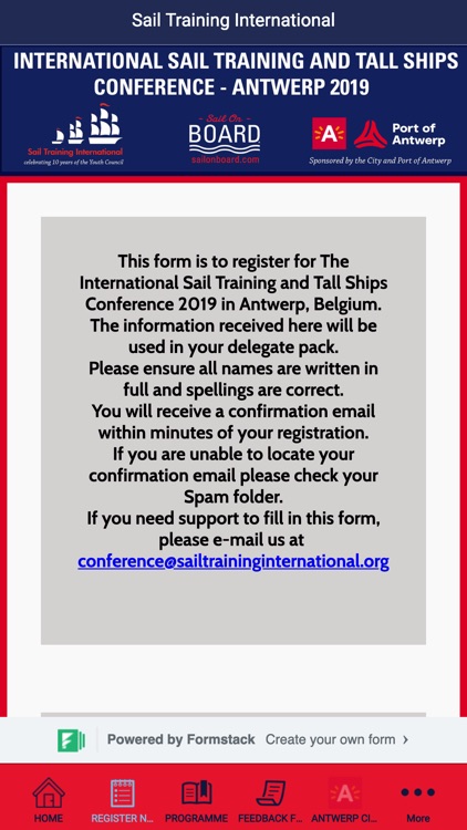 Sail Training Conference