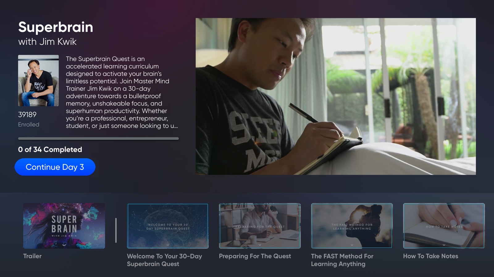 Mindvalley: Self Improvement apple_tv screenshot 2