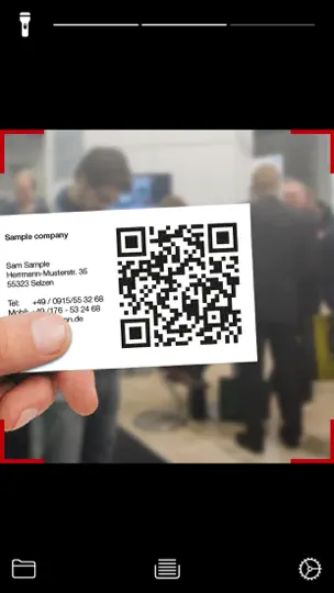 Screenshot von Barcode + QR Code Scanner auf dem iPhone 2