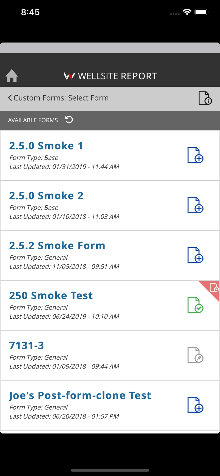 Wellsite Report screenshot 7