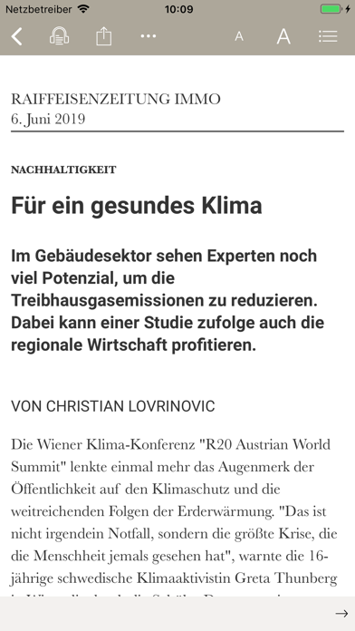 Raiffeisenzeitung Screenshot