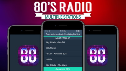 Screenshot #1 pour Radio Années 80 (80s Radio)