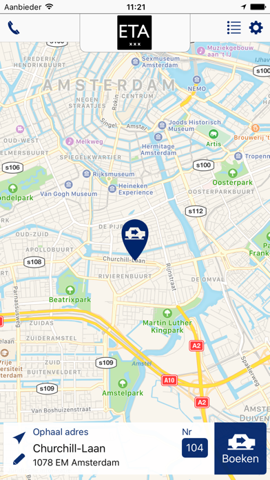 Screenshot #1 pour E-Taxi Amsterdam