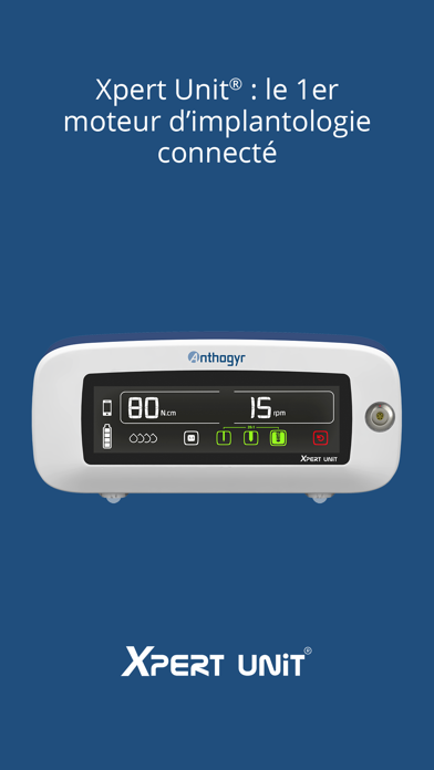 Xpert Unit® Screenshot