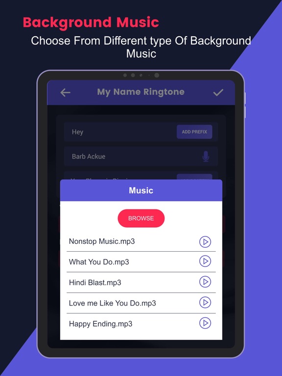 Screenshot #6 pour My Name Ringtone Maker