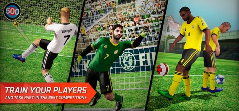 Final Kick: Online football - Esta herramienta permite a los usuarios entrenar a sus jugadores para dominar diversas acciones en el campo, incluyendo tiros potentes y atajadas cruciales, preparándolos para destacar en las competiciones.