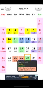 User Calendar screenshot #3 for iPhone