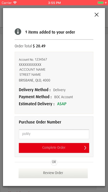 BOC - Re-order Gas screenshot-5