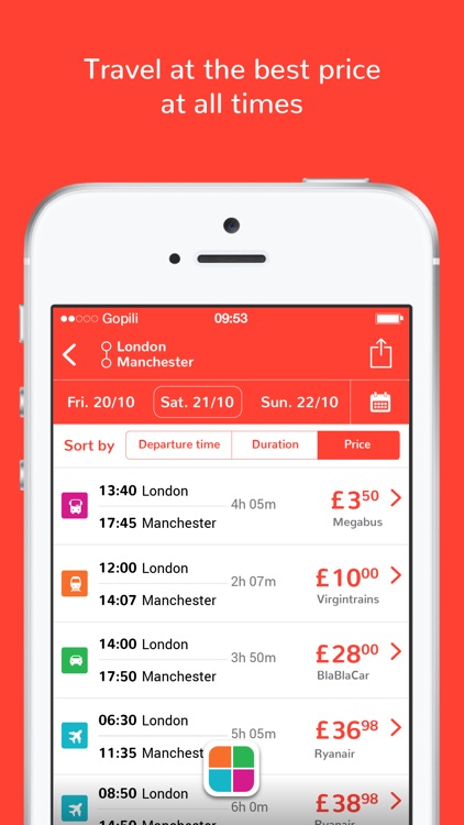 Gopili - Find cheap tickets