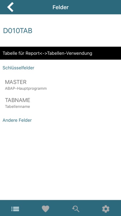 SAP Tabellen screenshot-3