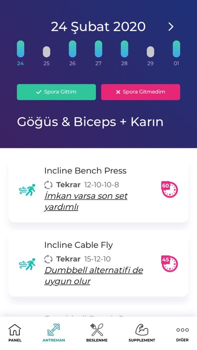 Berkay Türkkan Fitness screenshot 2