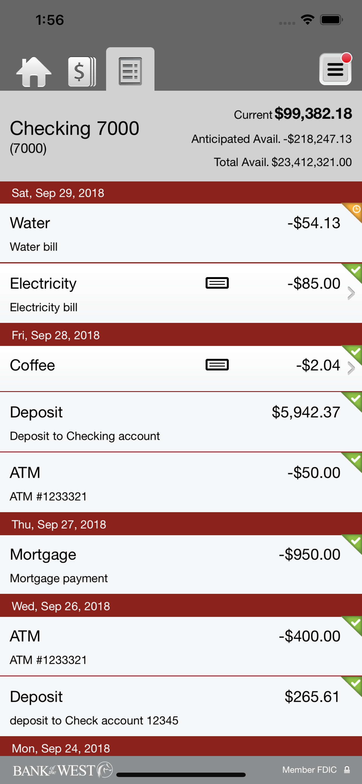 Bank of the West BIZ Mobile screenshot 5