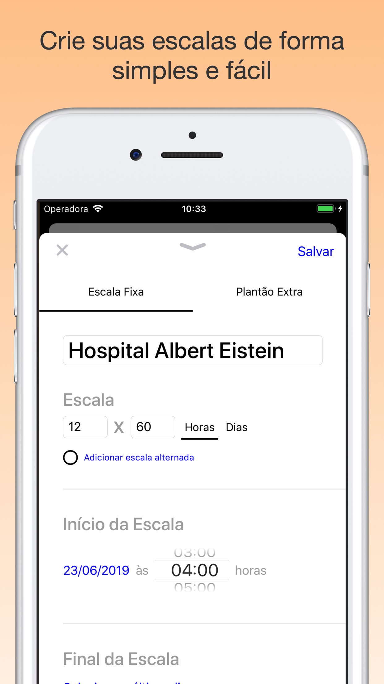 Screenshot do app Plantão Escala - Agenda Fácil