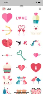 Love Sticker Pack screenshot #1 for iPhone