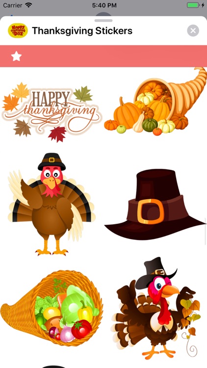 Thanksgiving Stickers screenshot-5