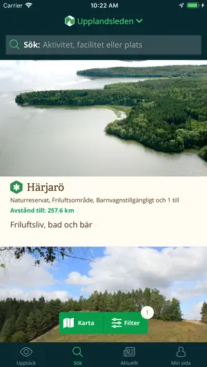 Upplandsleden på Naturkartan screenshot 2