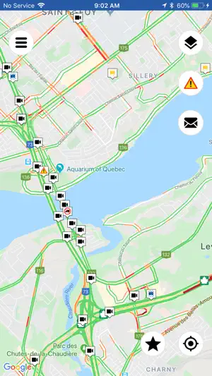Québec 511 screenshot 1
