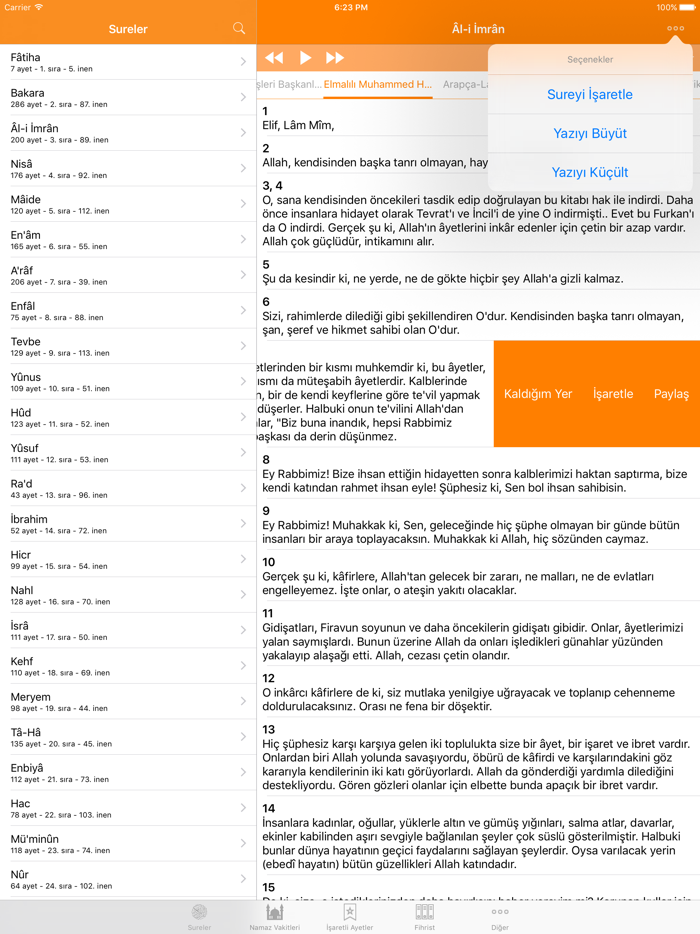 Ayet Bul Kuran-ı Kerim Meali