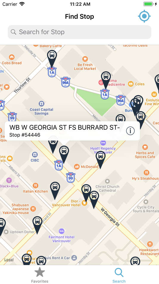 #1. myBus Vancouver - Live Transit (iOS) 由: Foxbit Software Ltd.