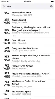 airport codes iphone screenshot 2