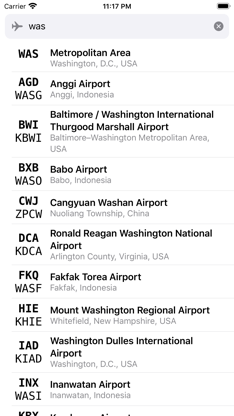 Airport Codes screenshot 2