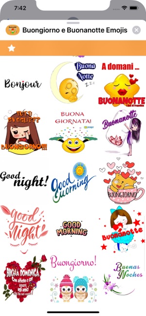 Buongiorno e Buonanotte Emojis(圖5)-速報App