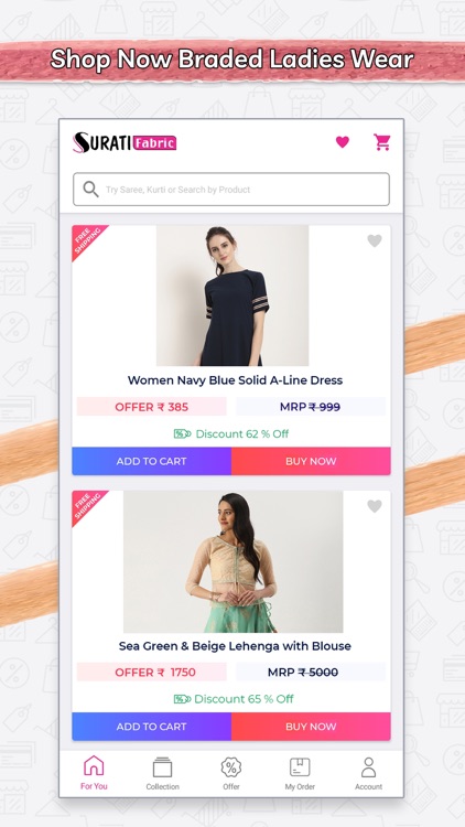 Surati Fabric : Sarees Kurtis