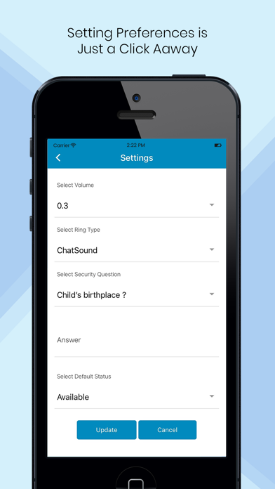 ICE Live Chat iPhone screenshot 4 - Business app