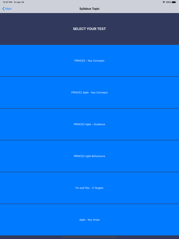 PRINCE2 Agile Exam Prep iPad screenshot