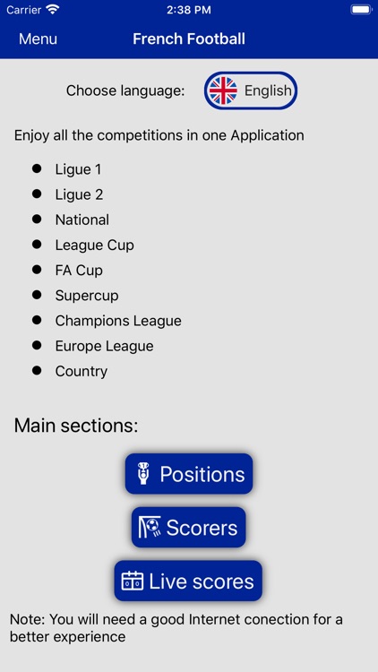 French Soccer live