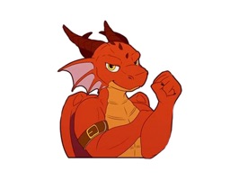 Red Dragon Sticker Pack