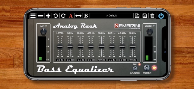 Analog Rack Bass Equalizer