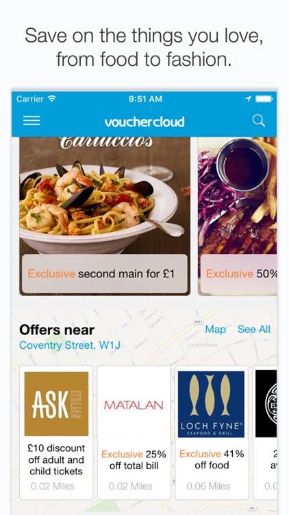 vouchercloud: vouchers offers