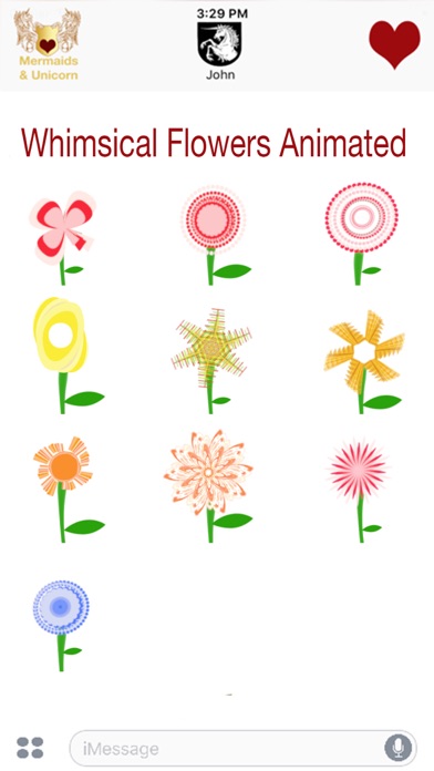 Whimsical Flowers Animated Screenshot