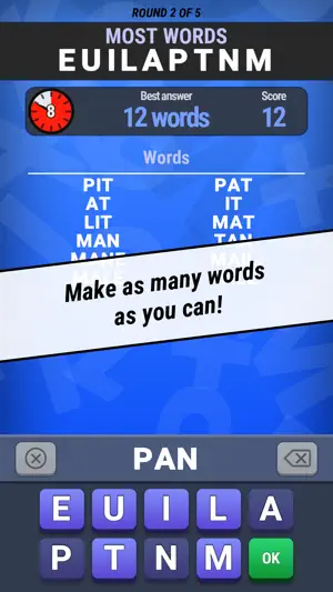 Words and Sums screenshot 2