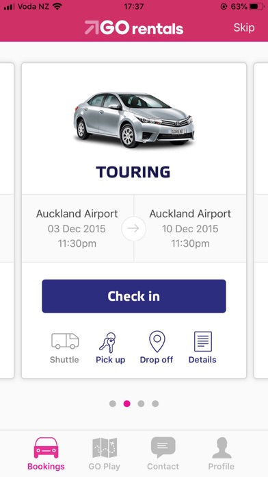 GO Rentals NZ Screenshot