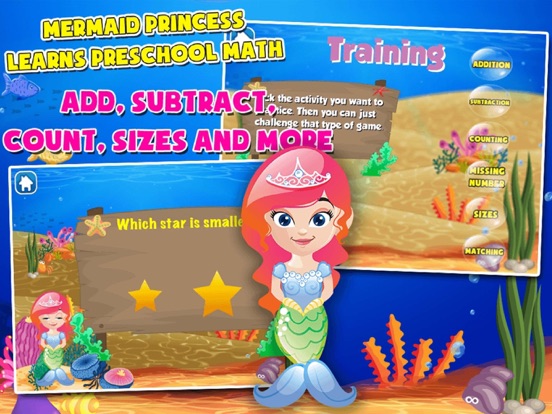 Screenshot #5 pour Mermaid Princess Math for Kids