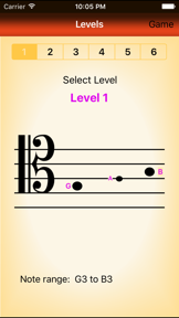 Speedy Note: Tenor Clef screenshot