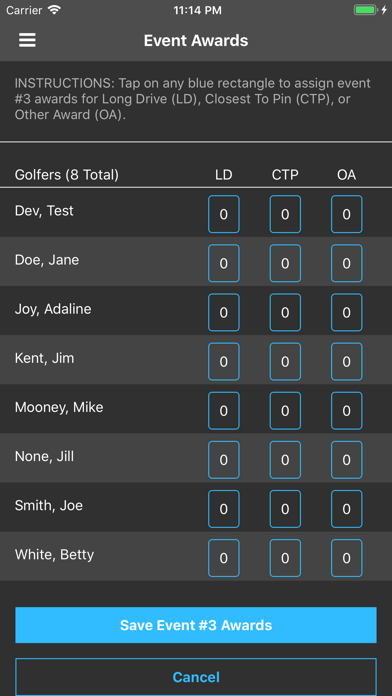 League Golfer Screenshot