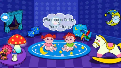 Anna playtime with twins