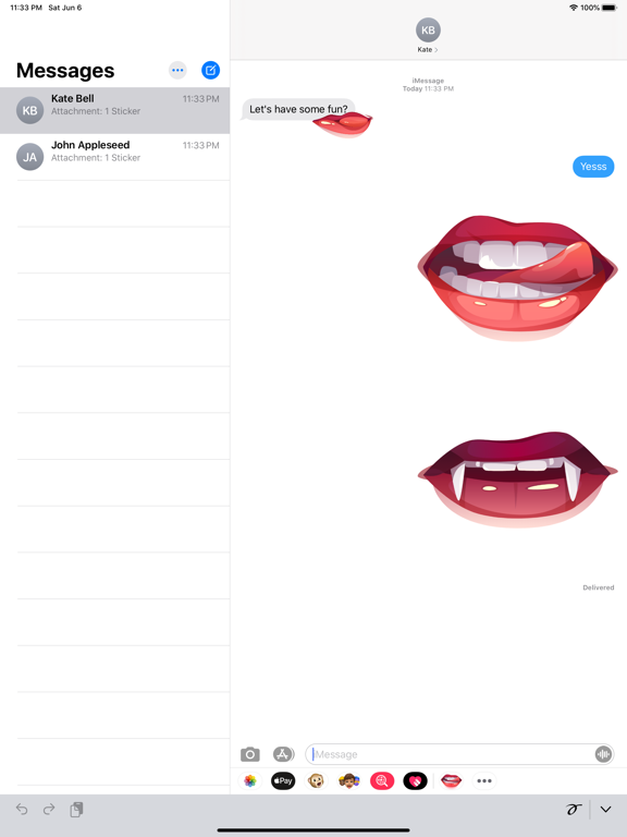 Screenshot #4 pour Naughty Sexy Kiss & Dirty Lips