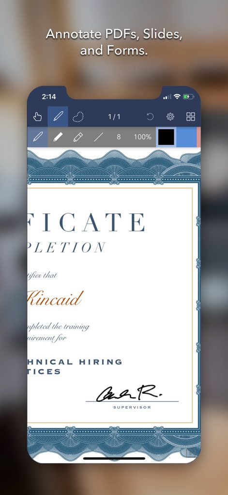 Noteflow+ Digital Notebook - noteflow-plus-pdf-annotation-iphone