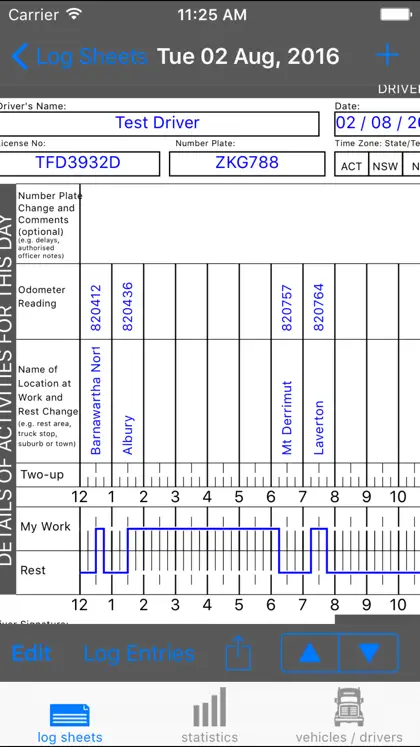 Captura de tela 3 de 5 de Logbook Checker