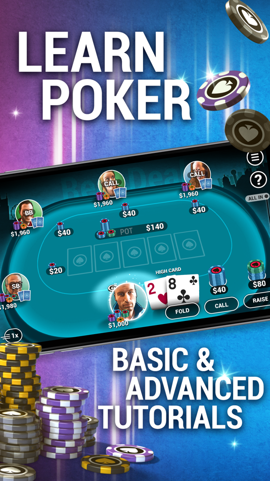 #1. How to Poker - Learn Holdem (iOS) Podle: Playtika LTD