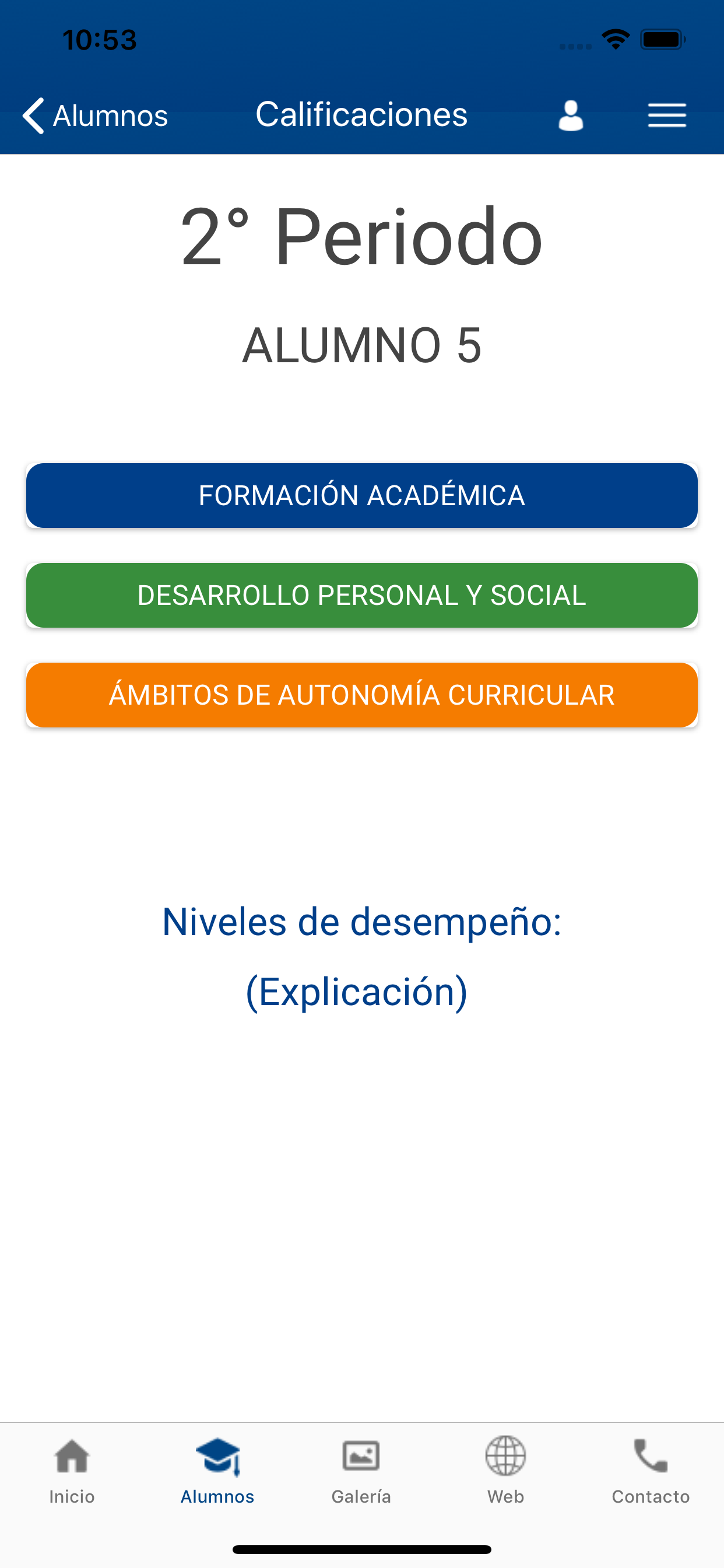 Colegio WOS screenshot 5