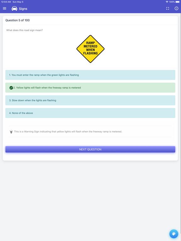 GA DMV Test iPad screenshot