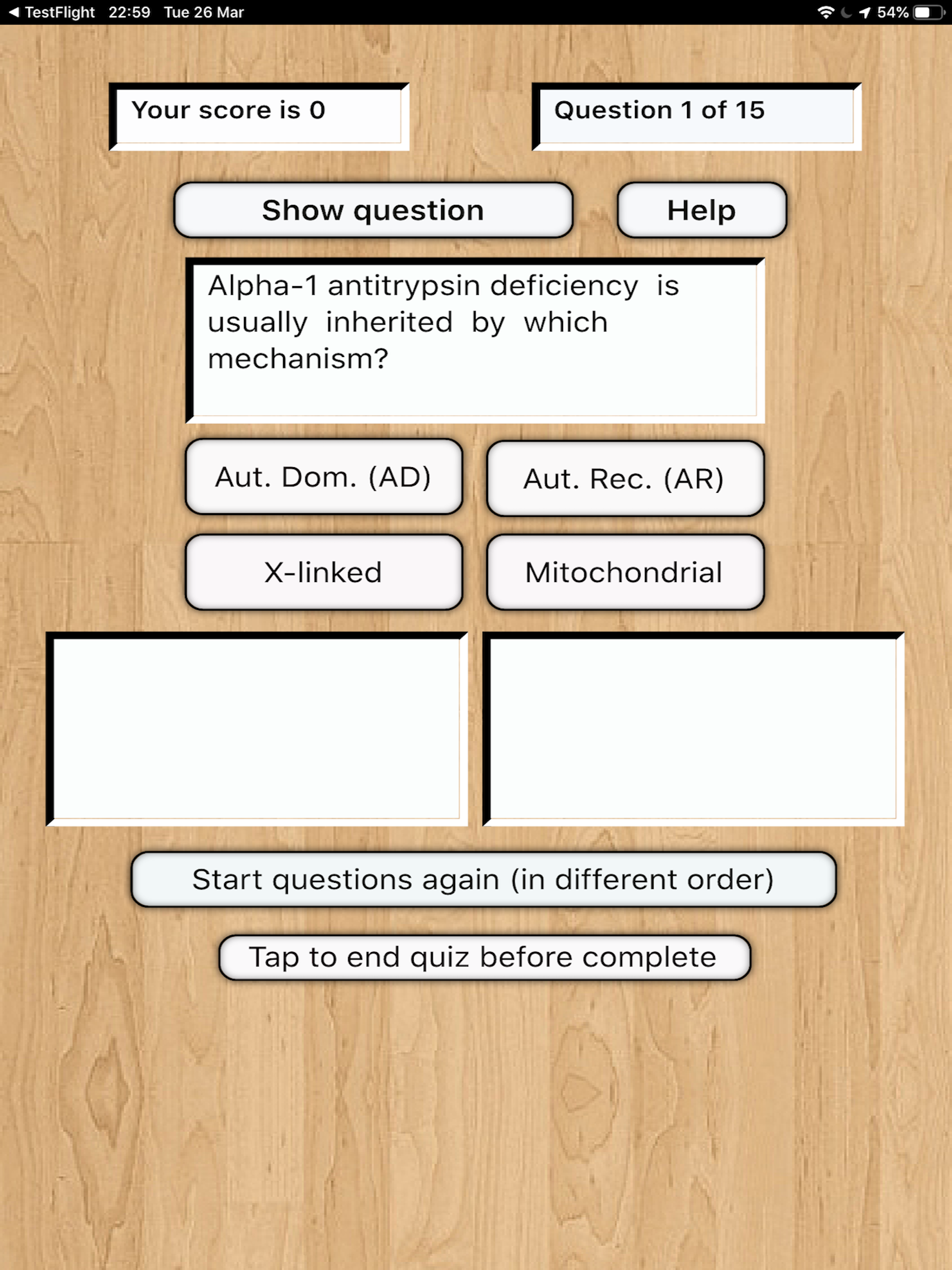 Genetics Inheritance Quiz B
