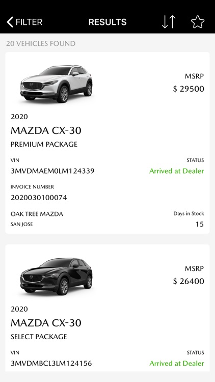Mazda Mobile Inventory Search screenshot-3