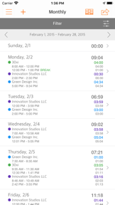 Easy Hours Lite screenshot